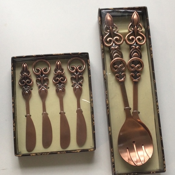 Serving spoons and pate knives - Picture 5 of 7